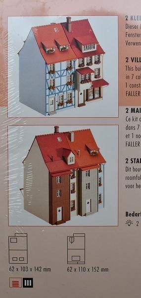 【スーパーセール】 ファーラー(FALLER)ストラクチャー 住宅2棟入り 2 village 建物