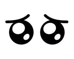 うちわ文字 切り文字 【両目11】 サイズ：SS(40×40mm) 素材：ホログラムシート