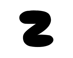 切り文字 【チェリーz1】 サイズ：LL(200×200mm) 素材：カッティング