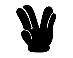 切り文字 豚足ピース2 サイズ S 80 80mm 素材 カラーボード もじパラ公式通販ショップ コンサート応援うちわ文字シール専門店