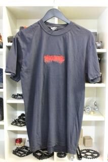 Embroidered Metal Logo Tee/M