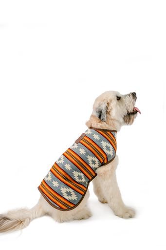 Chilly Dog - Denim Sunset Coat (M)中-大型犬サイズ