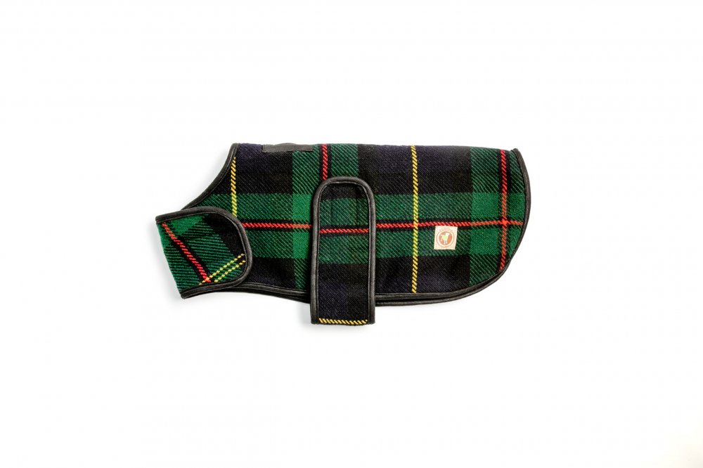<img class='new_mark_img1' src='https://img.shop-pro.jp/img/new/icons14.gif' style='border:none;display:inline;margin:0px;padding:0px;width:auto;' />Chilly Dog sweaters - Navy Tartan Plaid Blanket Coat(XS)