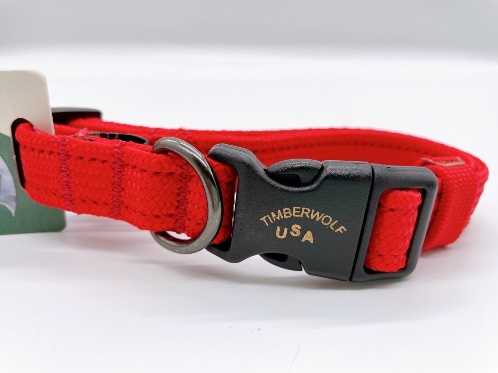 TimberWolf - Sequoia Collar M/L セコイアカラー M/Lサイズ -Red- (中型-大型犬サイズ）