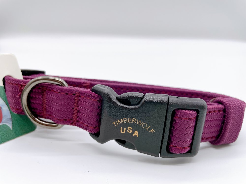 TimberWolf - Sequoia Collar XS セコイアカラー XSサイズ -Burgundy- (小型犬サイズ）