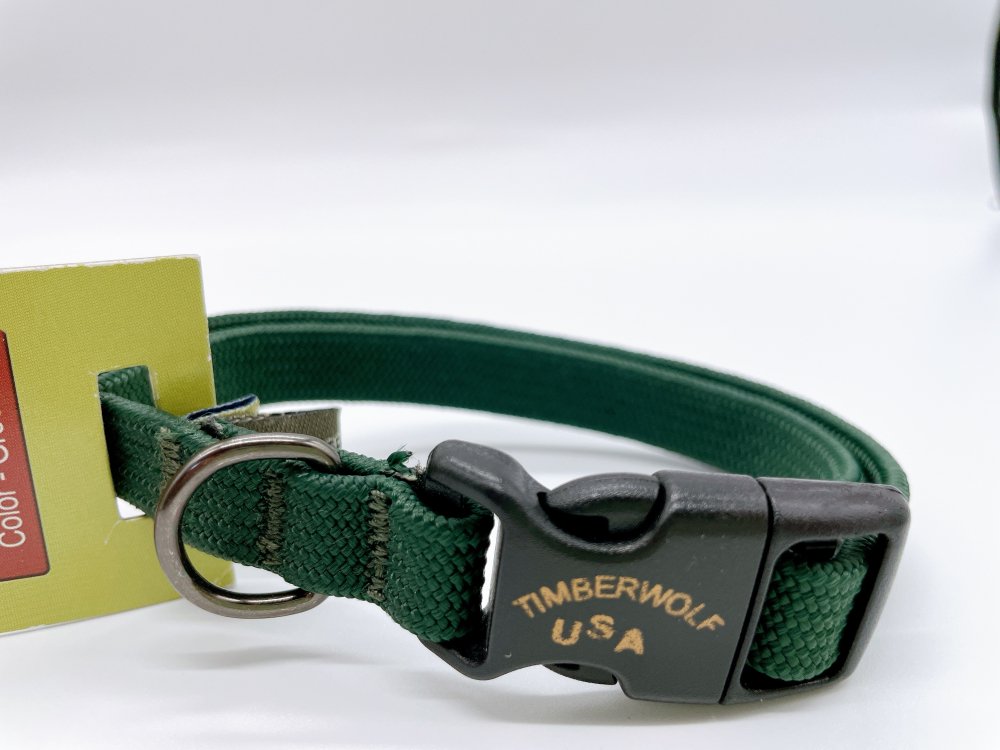 TimberWolf - Sequoia Collar XS セコイアカラー XSサイズ -Green- (小型犬サイズ）