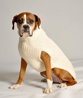 <img class='new_mark_img1' src='https://img.shop-pro.jp/img/new/icons1.gif' style='border:none;display:inline;margin:0px;padding:0px;width:auto;' /> Chilly Dog Cable Knit- Natural (M)淿
