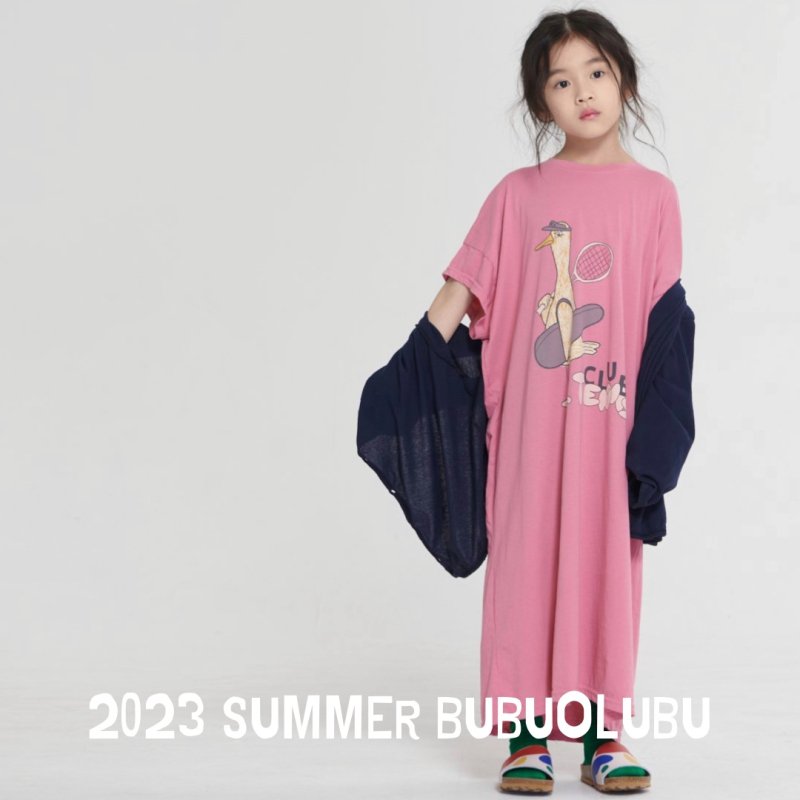 テニスワンピースー 韓国子供服 BUBUOLUBU ブブオルブ