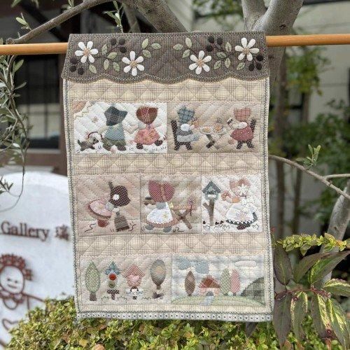 パッチワーク　収納ポケット付き壁掛け収納　MANYさんの作品 パッチワーク 収納ポケット付き壁掛け収納 MANYさんの作品 その他
