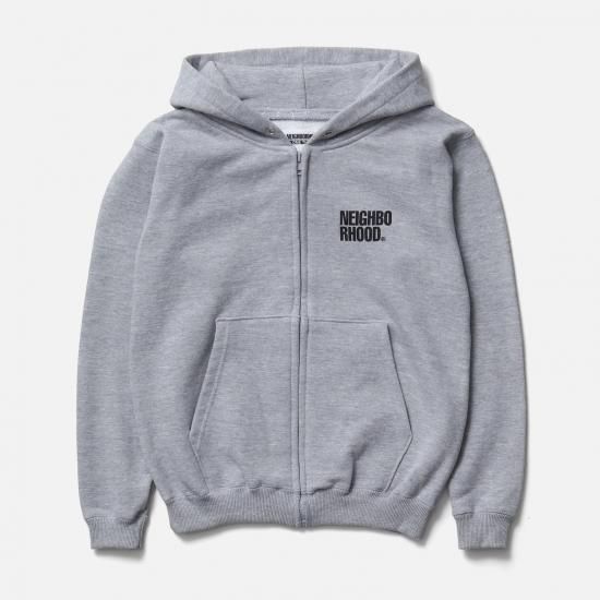 NEIGHBORHOOD ONE THIRD (KIDS)】OT . SWEAT ZIP HOODIE LS