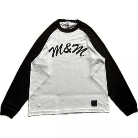 M&M<br>Logo Raglan L/S Tee