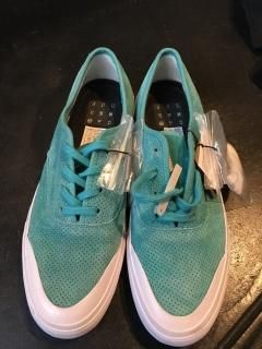 Ͳޤꥫ㤤դ HUF Mint green Suede Sneaker/SIZE US9 New 