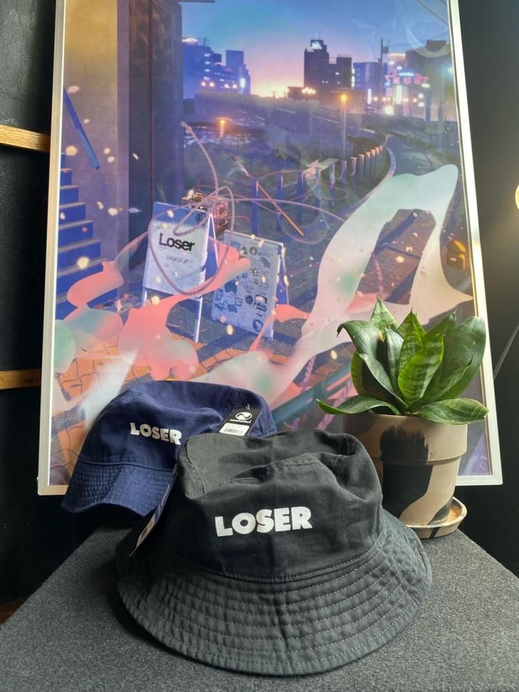 Cotton LOSER LOGO HAT -new-