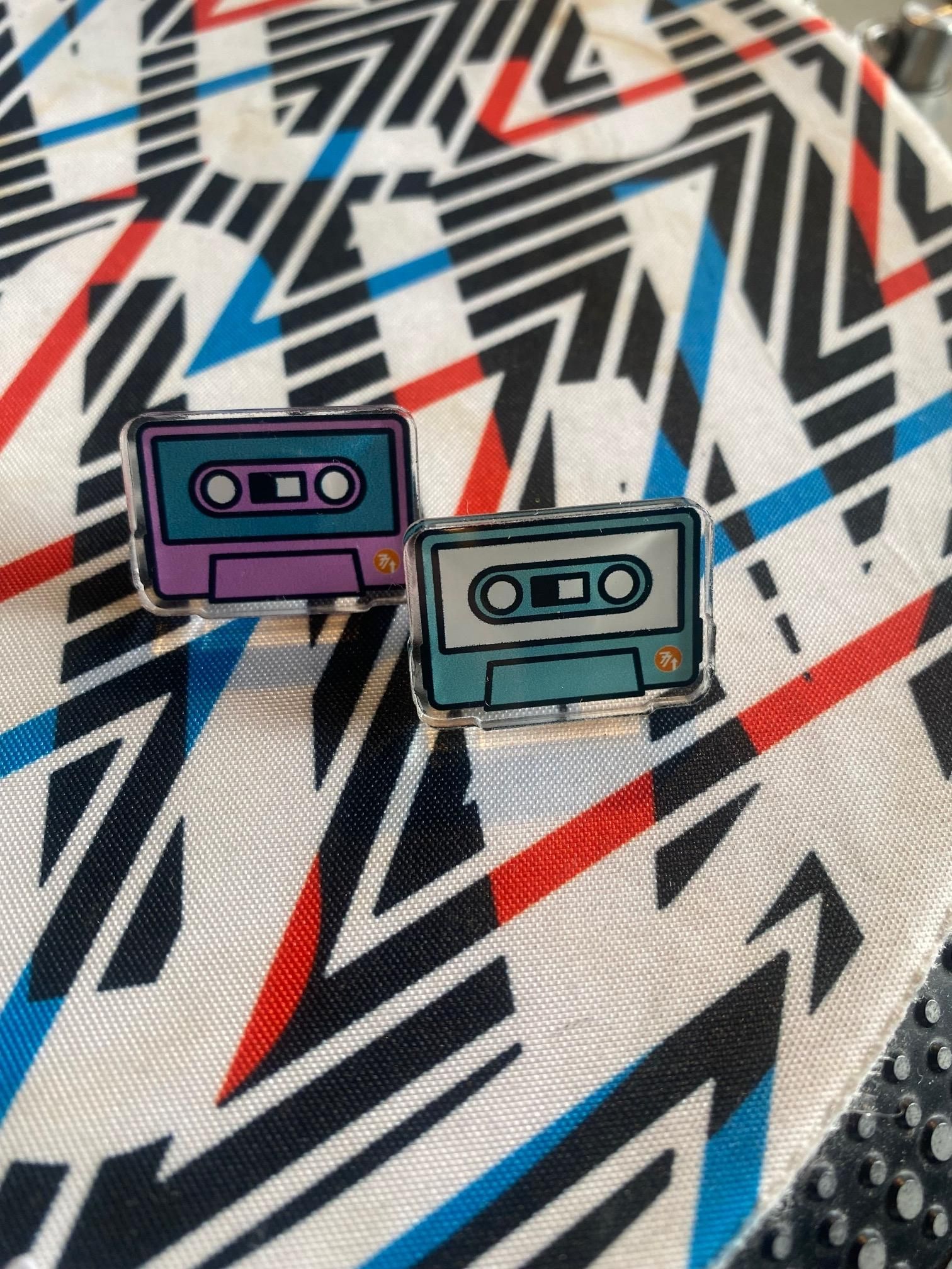 77RISE RECORDINGS PIN BADGE -NEW-