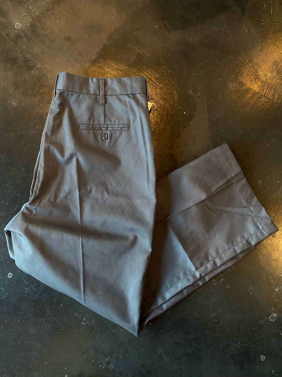 Cotton Work Pants / dead stock -new- (推定サイズW34太めシルエット)