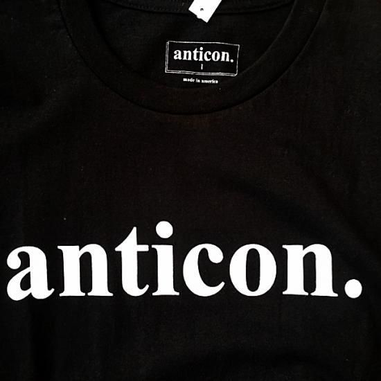 アンチコン (anticon.)Tシャツ Vintage ANTICON. ANTICON RECORD LABEL ADVERTISEMENT SHIRT