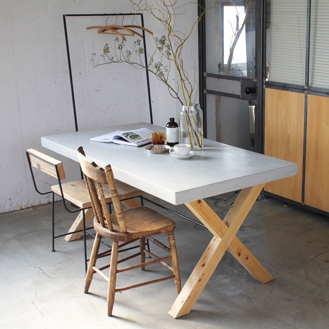 MORTEX DINING TABLE モルタルダイニングテーブル THE DAY STACK co