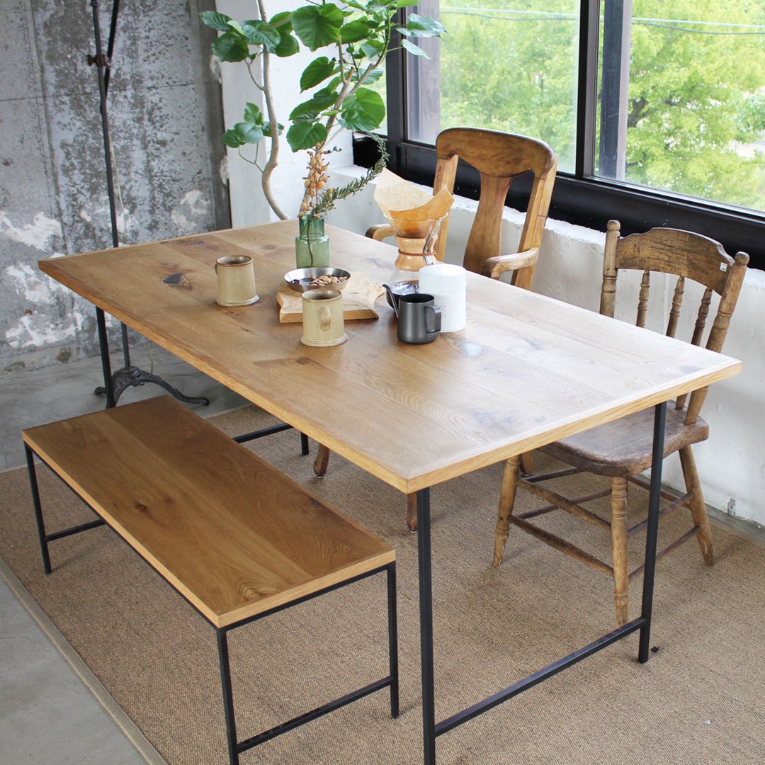 OAK SIMPLE DINING TABLE -オークシンプルダイニングテーブル- - THE 