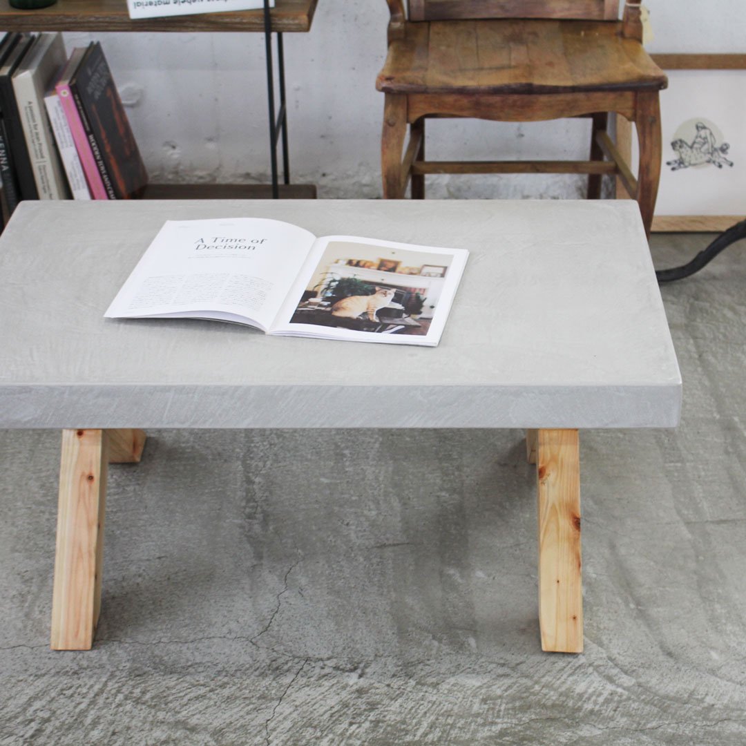 MORTEX LOW TABLE -モルタルローテーブル- - THE DAY STACK co