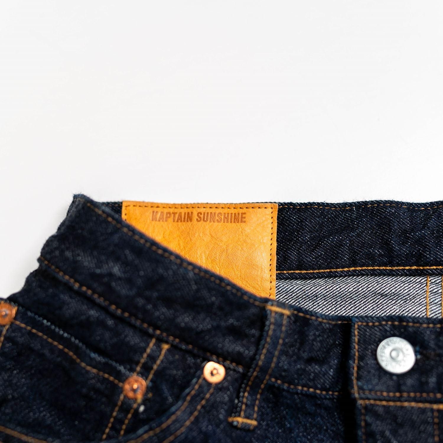 KAPTAIN SUNSHINE 5P Zipper Front Denim Pants