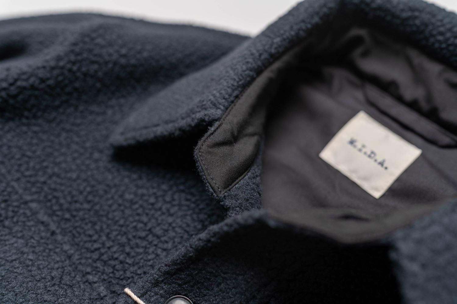 MIDA MOAT別注 FLEECE CPO SHT-JKT NAVY