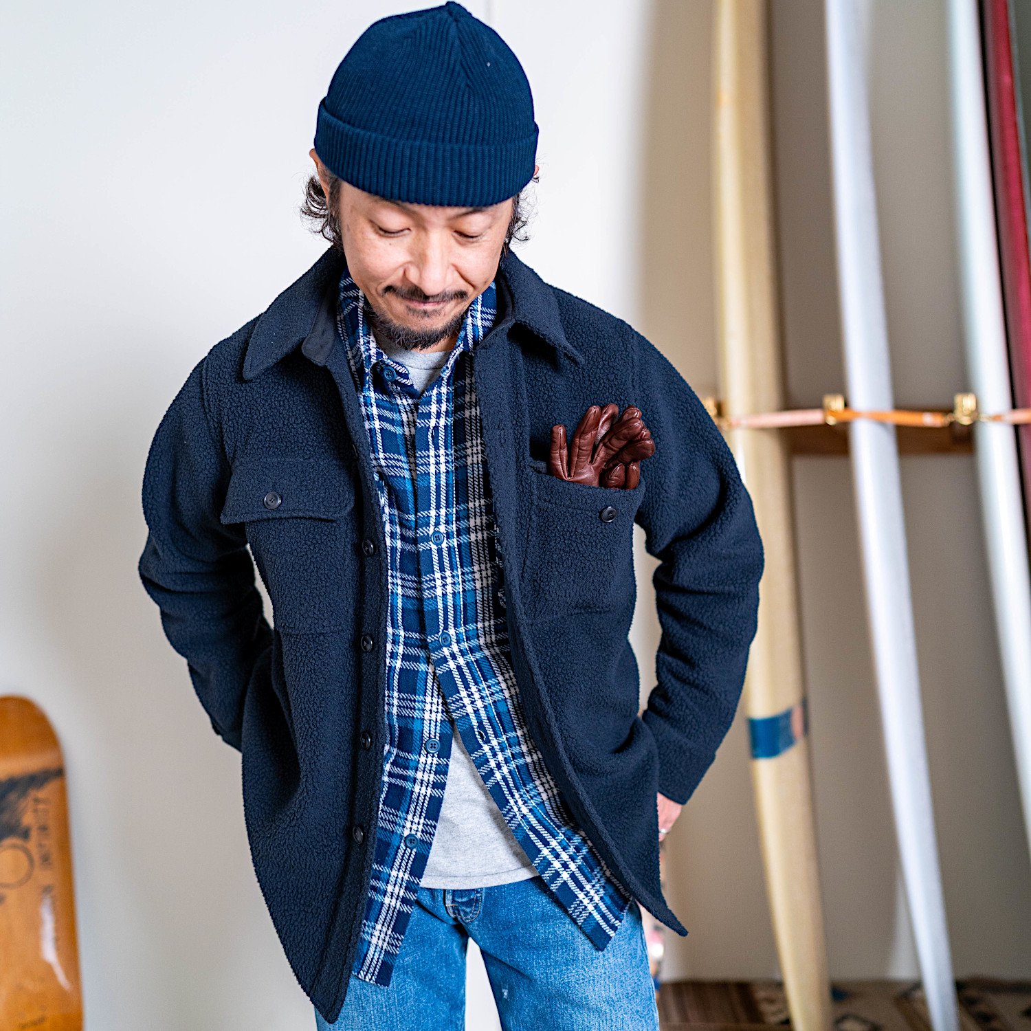 BIRDWELL バードウェル Flannel Shirt ネルシャツ