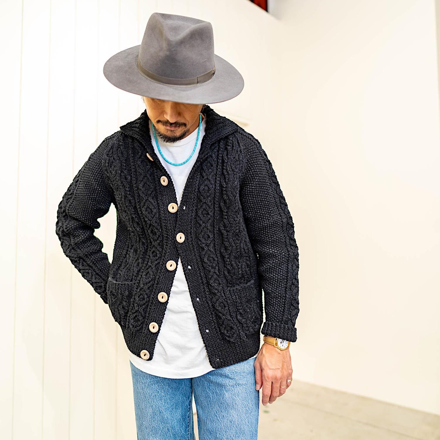 INVERALLAN インバーアラン 3Aカーディガン INVERALLAN インバーアラン 3Aカーディガン