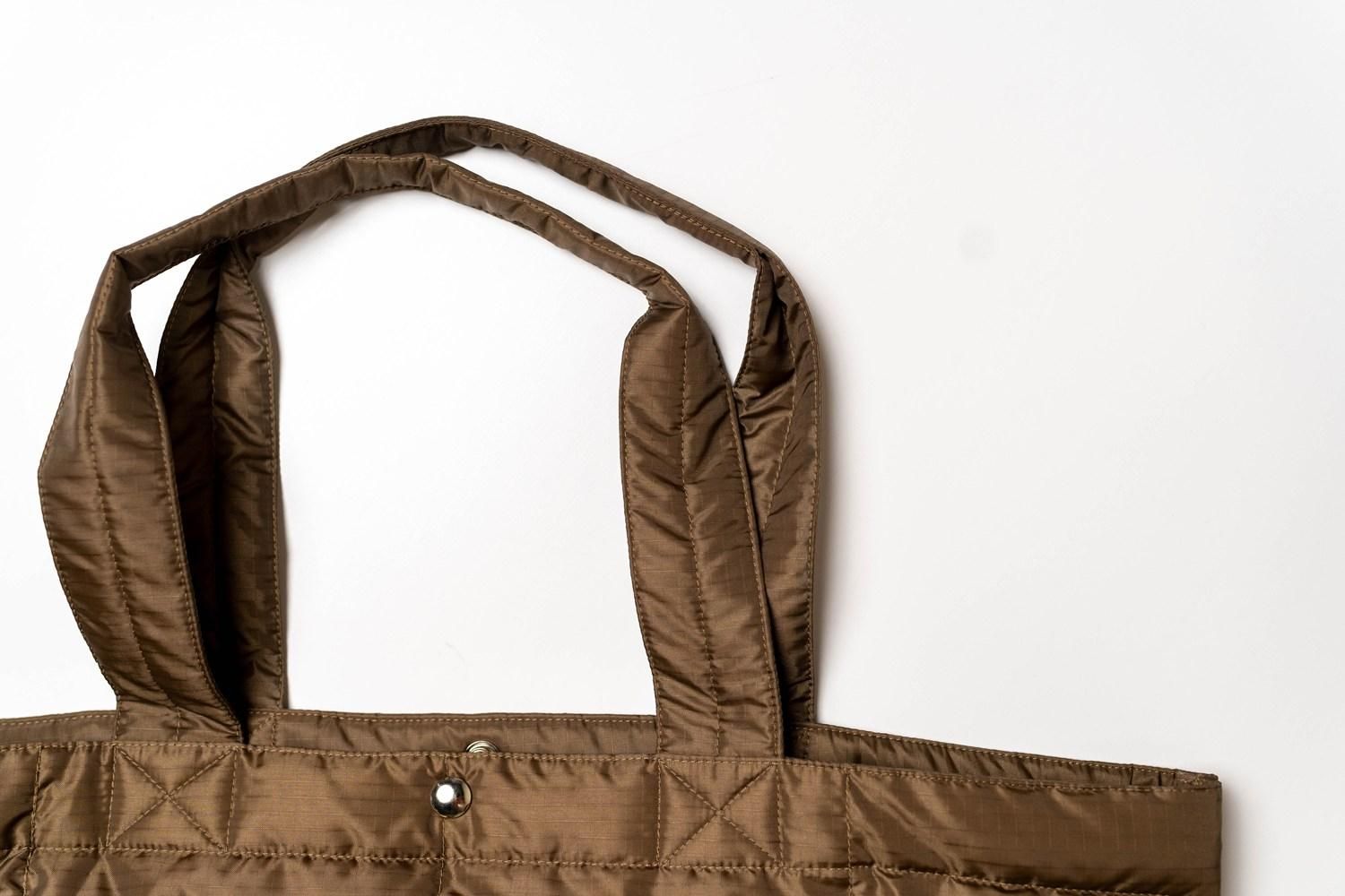 Crescent Down Works Down Tote Bag Black