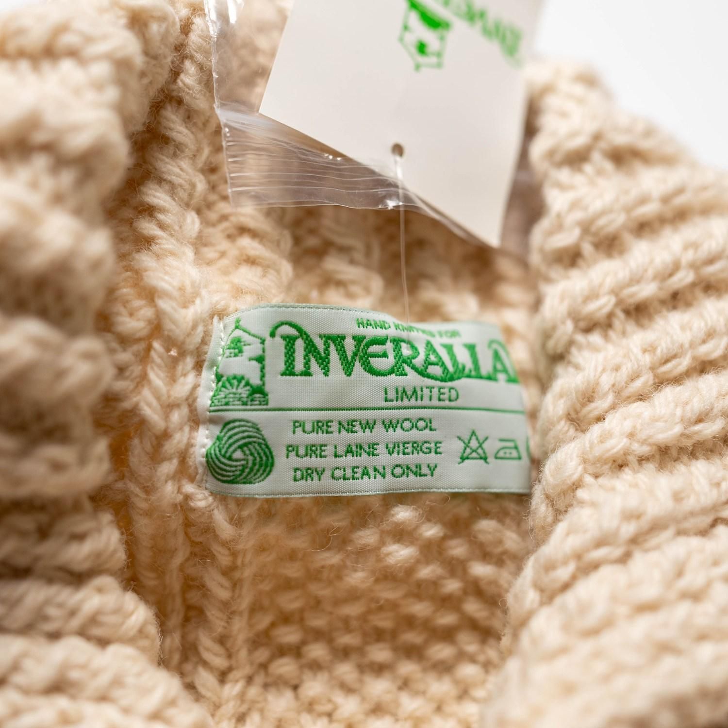 INVERALLAN 3A カーディガン サイズ38 緑タグ スコットランド製 INVERALLAN 3A カーディガン サイズ38 緑タグ スコットランド製