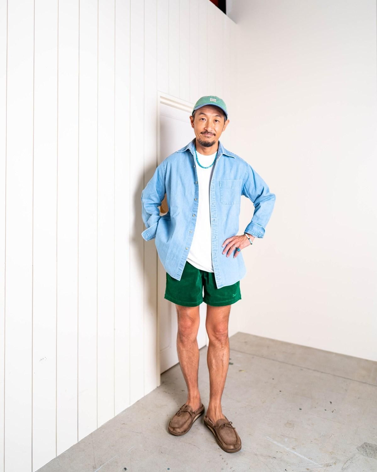 パンツ Cloveru Courduroy Urban Classic Shorts Cloveru Corduroy Urban Classic Shorts 3色を色々なトップスと