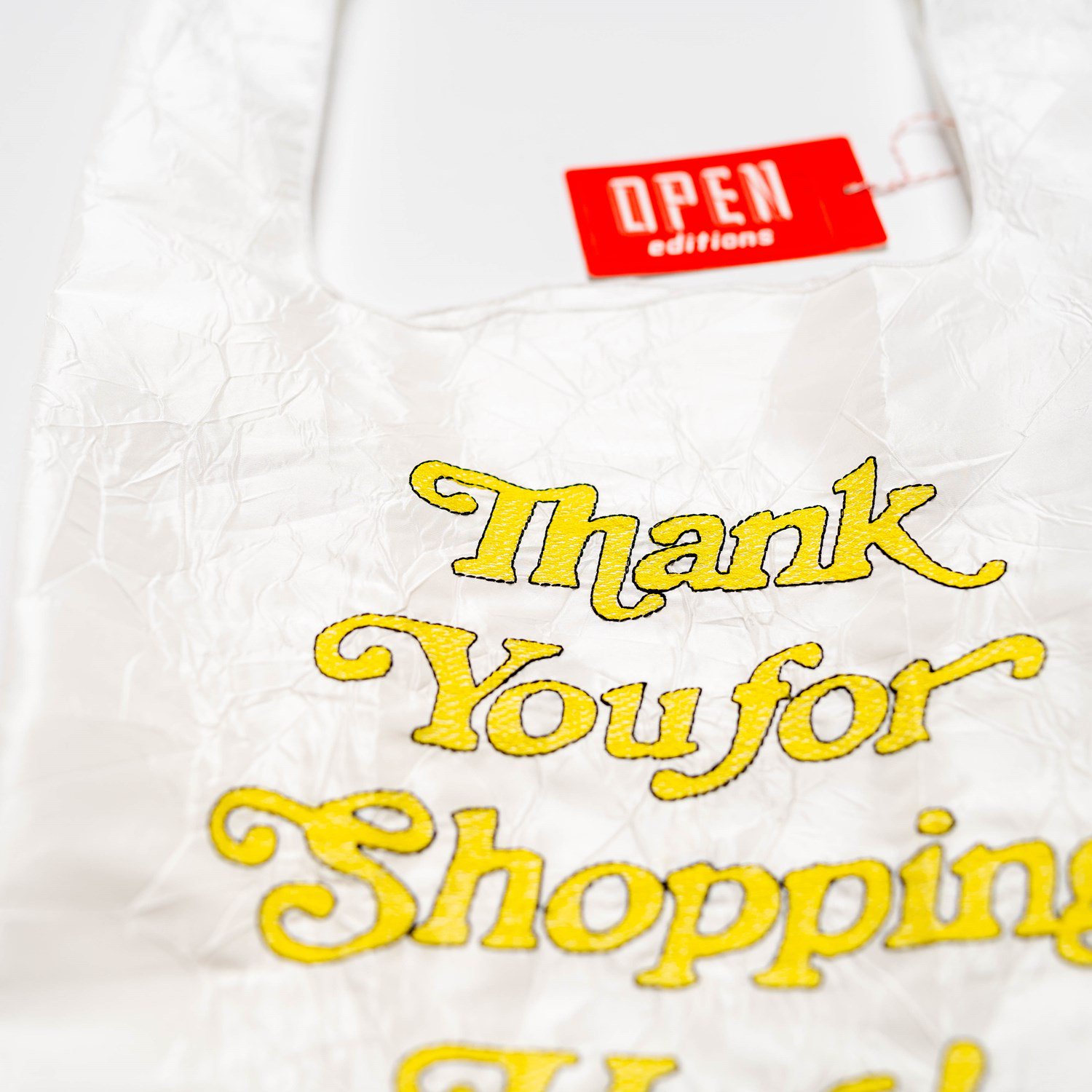 OPEN EDITIONS／THANK YOU TOTE GOLD，Green-