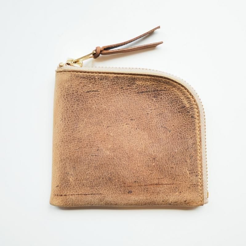 ANCHOR BRIDGE 󥫡֥å 쥶 SHORT-ZIP-WALLET Noix