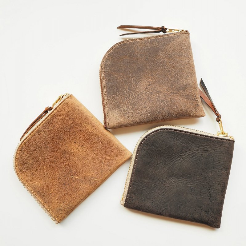 ANCHOR BRIDGE アンカーブリッジ クーズーレザー ZIP-WALLET KUDU