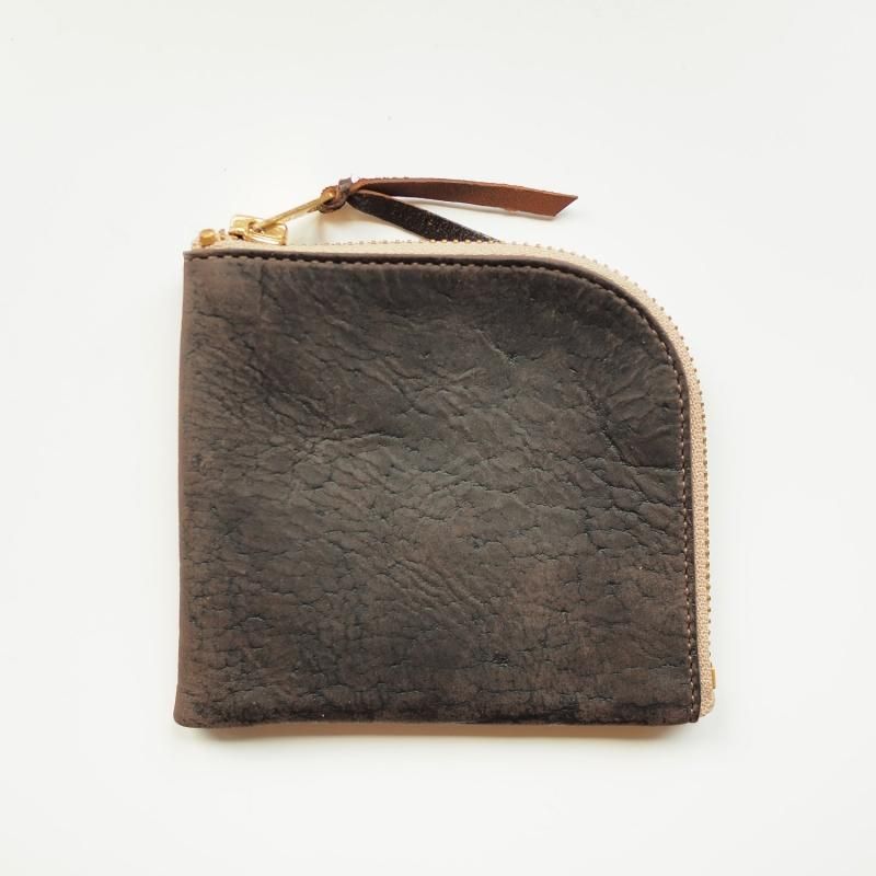ANCHOR BRIDGE 󥫡֥å 쥶 SHORT-ZIP-WALLET B.Choco