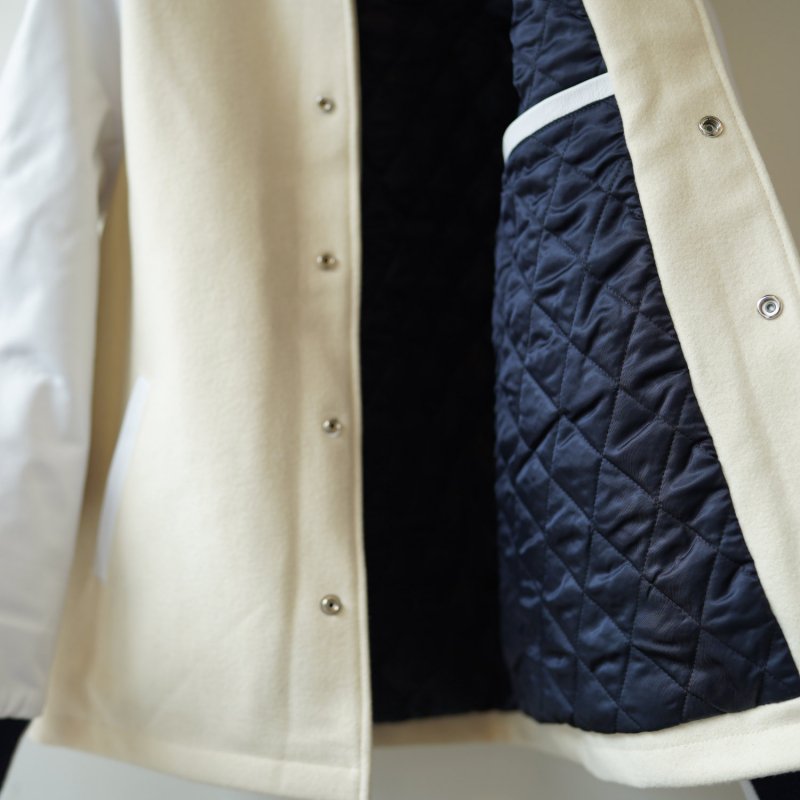 G.B.SPORT 別注 白ジャン WHITE×NAVY