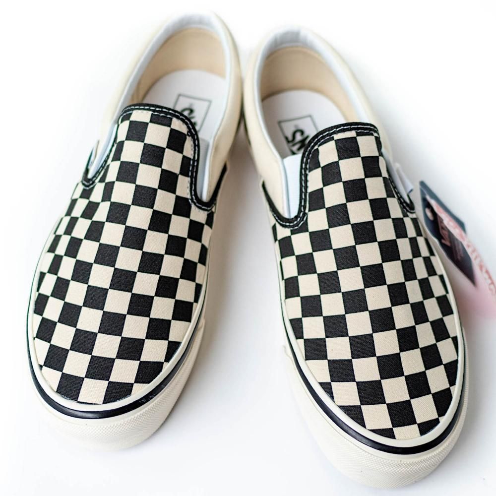 希少 VANS クラシック スリッポン 98DX アナハイム チェッカー 黒2698dx