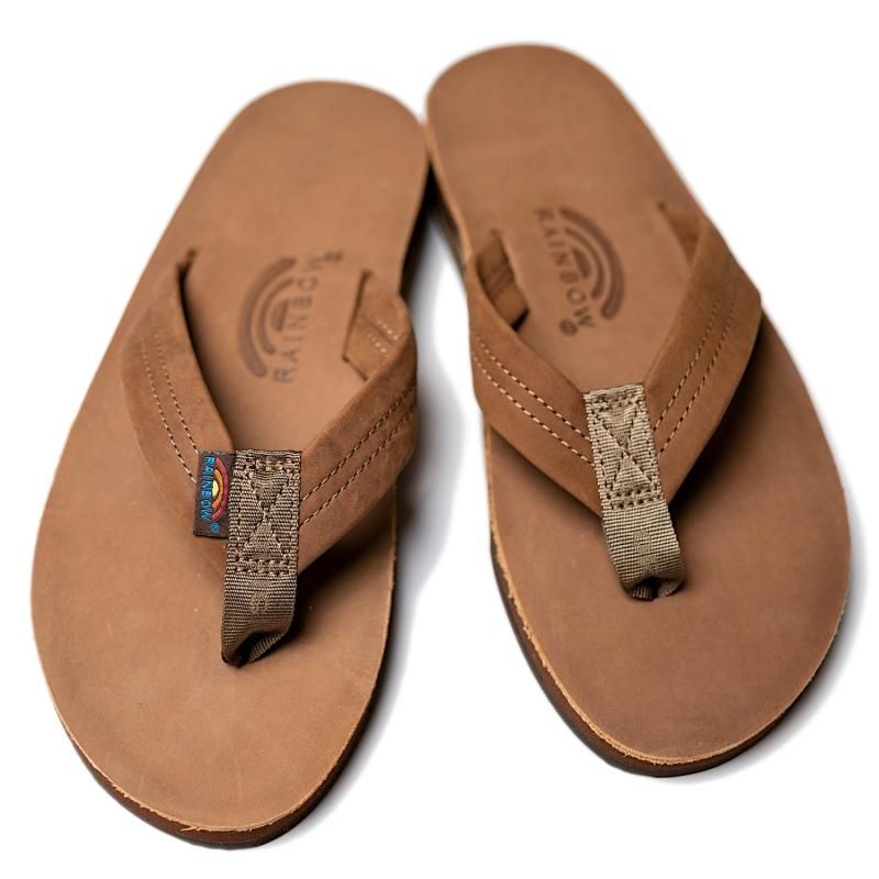【タグ付き未使用】レインボーサンダル　編み込み　S　ブラウン　rainbow RAINBOW SANDALS レインボーサンダル