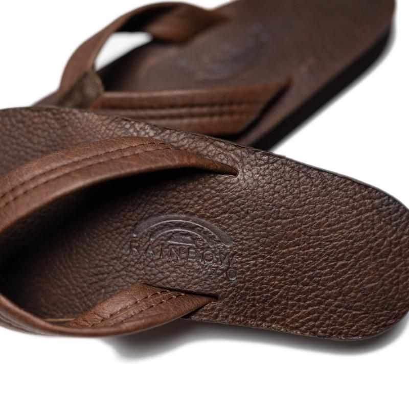 レア/未使用】RAINBOW SANDALS ラグジュアリーレザー Oak