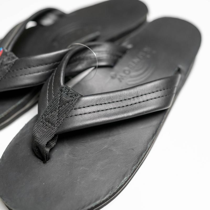 未使用級 RAINBOW SANDALS レインボーサンダル 黒 25cm ブラック