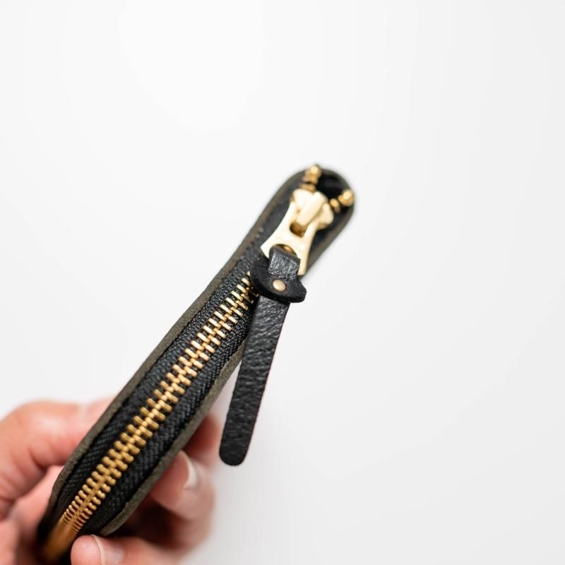 特上美品 HTC × Anchor Bridge ホーウィンレザー ウォレット ブラック 