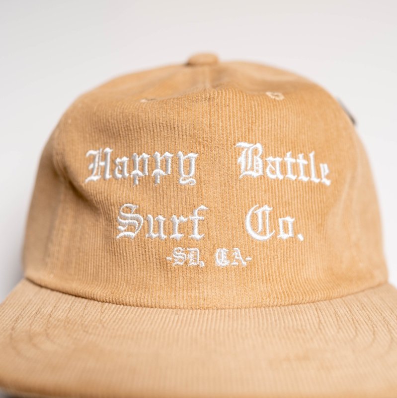 HAPPY BATTLE CORDUROY HAT