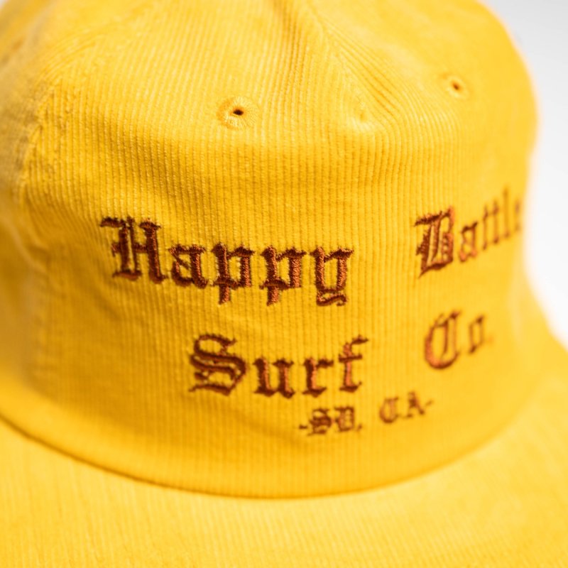 HAPPY BATTLE CORDUROY HAT