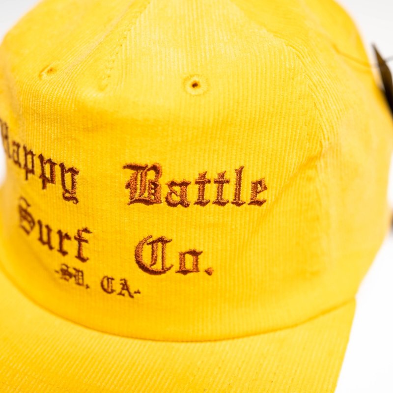 HAPPY BATTLE CORDUROY HAT