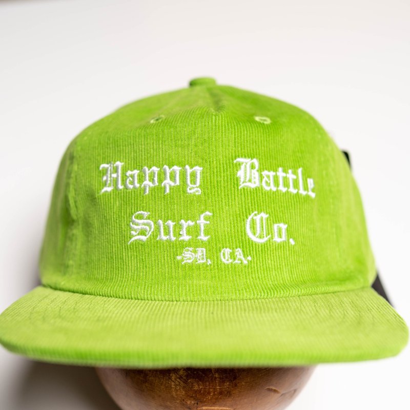 HAPPY BATTLE CORDUROY HAT