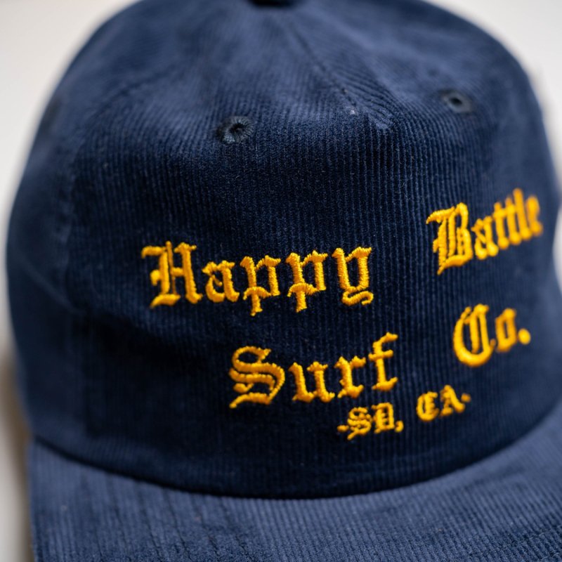 HAPPY BATTLE CORDUROY HAT