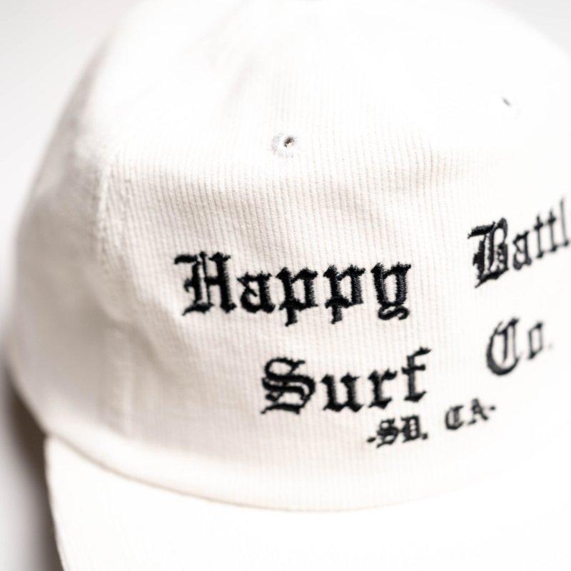 HAPPY BATTLE CORDUROY HAT