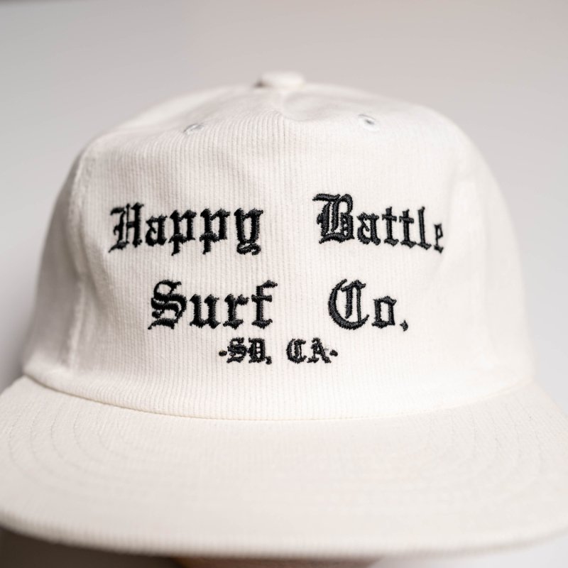 HAPPY BATTLE CORDUROY HAT