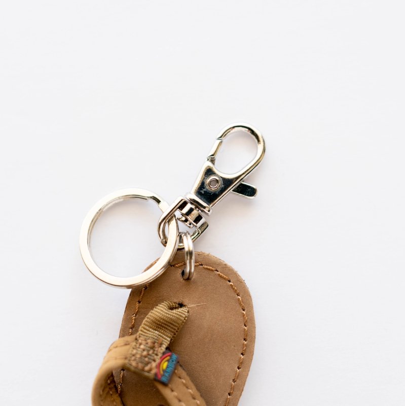 Rainbow sandal clearance keychain