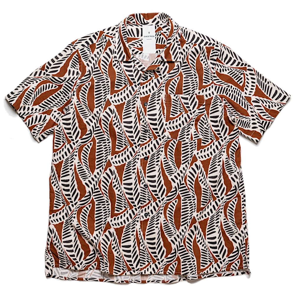 OSVALDO TRUCCHI Tropical Print Shirt