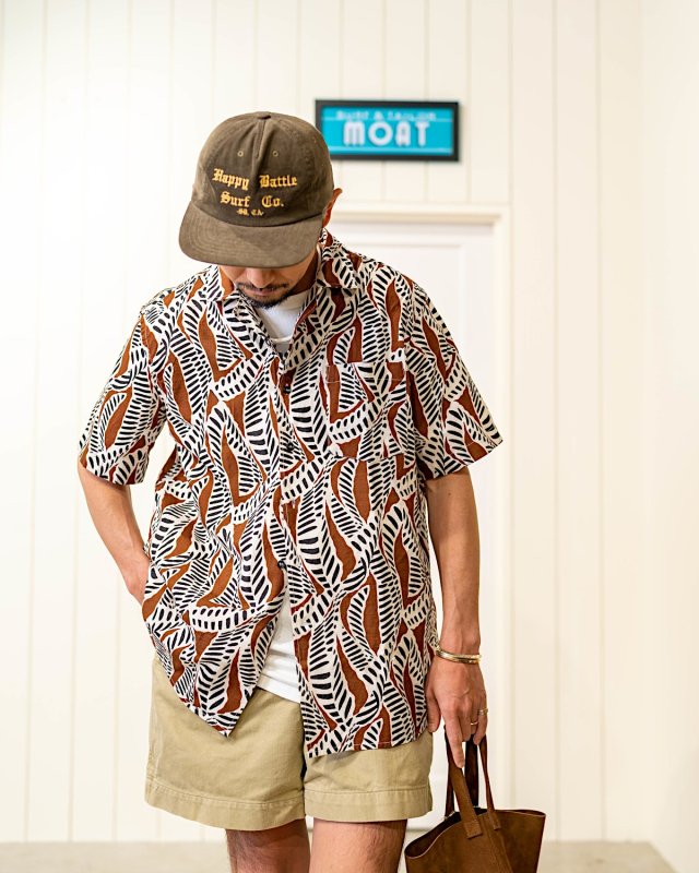 OSVALDO TRUCCHI Tropical Print Shirt